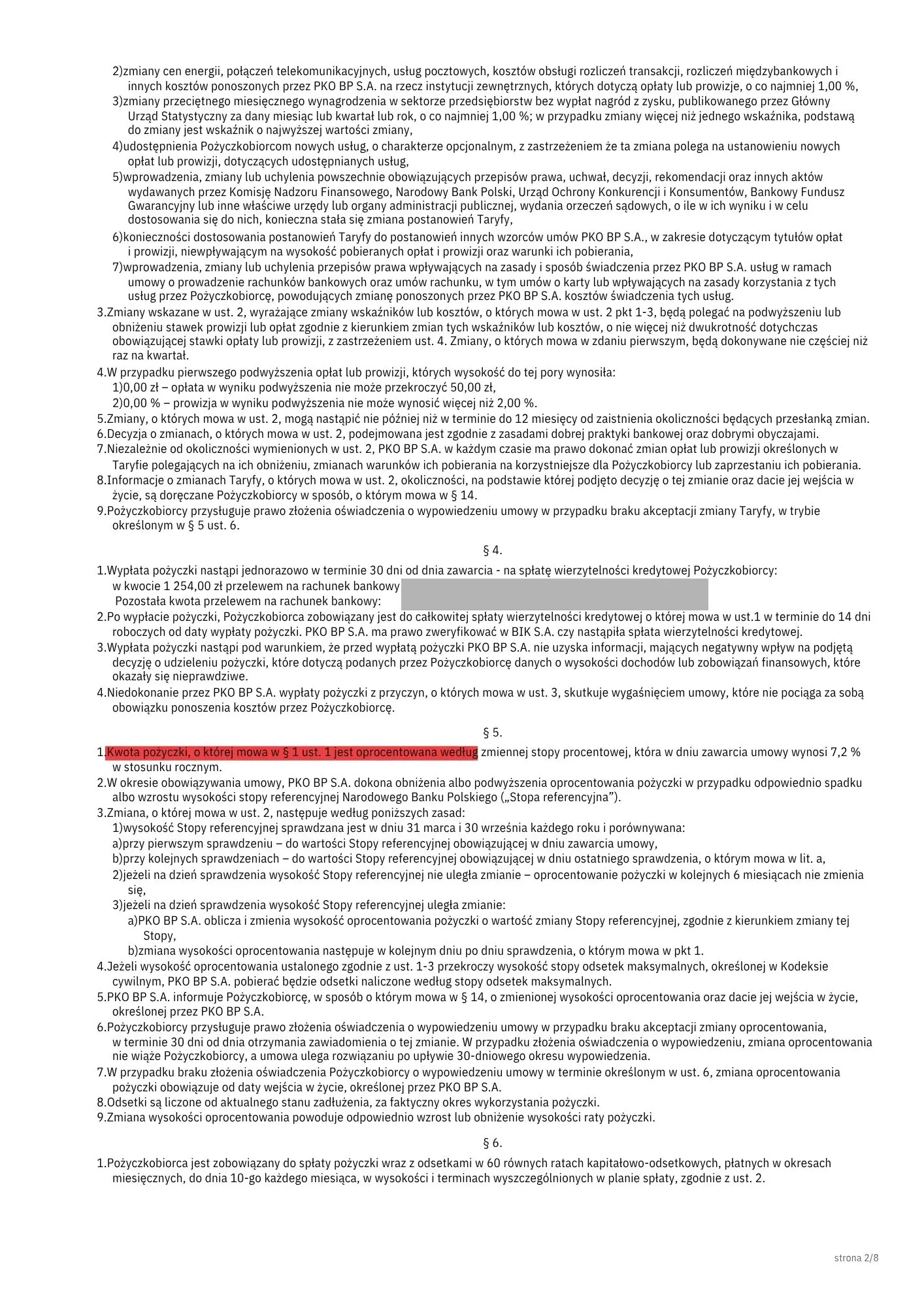 Analiza umowy kredytowej pod kątem SKD